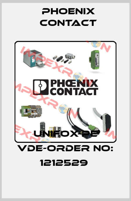UNIFOX-PE VDE-ORDER NO: 1212529  Phoenix Contact