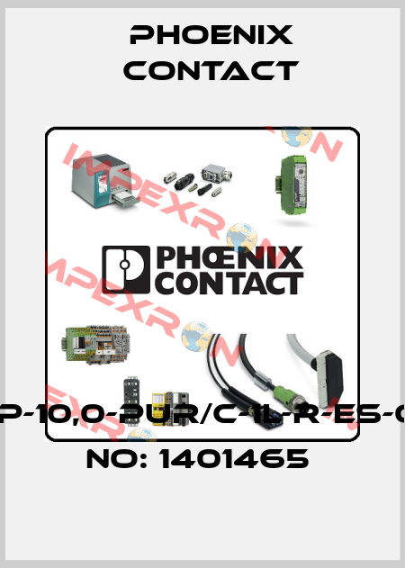 SAC-3P-10,0-PUR/C-1L-R-ES-ORDER NO: 1401465  Phoenix Contact