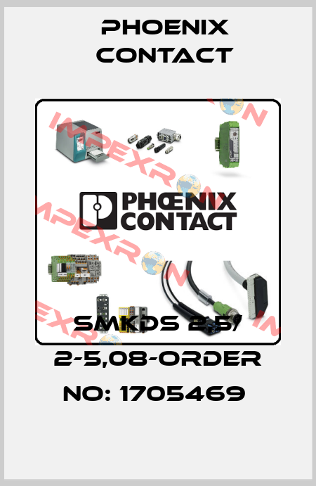 SMKDS 2,5/ 2-5,08-ORDER NO: 1705469  Phoenix Contact