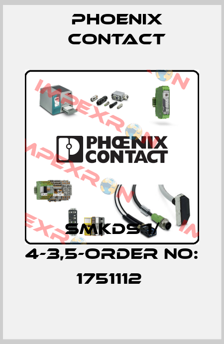SMKDS 1/ 4-3,5-ORDER NO: 1751112  Phoenix Contact