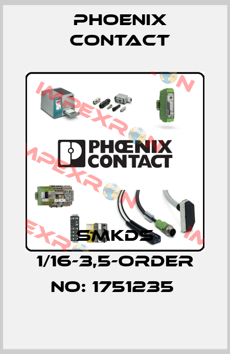 SMKDS 1/16-3,5-ORDER NO: 1751235  Phoenix Contact