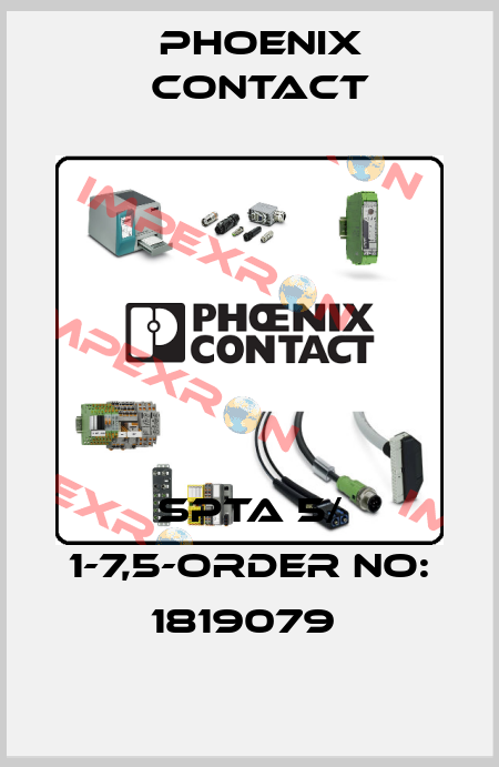 SPTA 5/ 1-7,5-ORDER NO: 1819079  Phoenix Contact