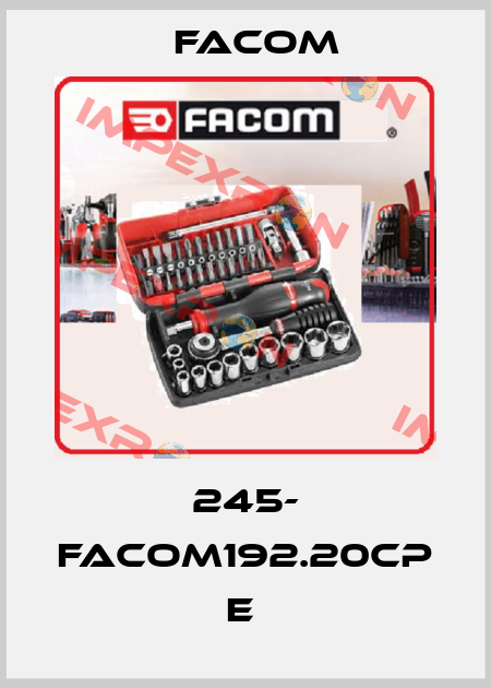 245- FACOM192.20CP E  Facom