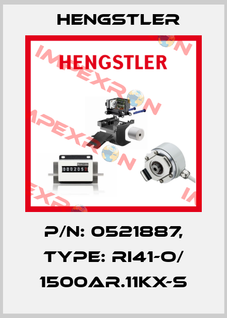 p/n: 0521887, Type: RI41-O/ 1500AR.11KX-S Hengstler