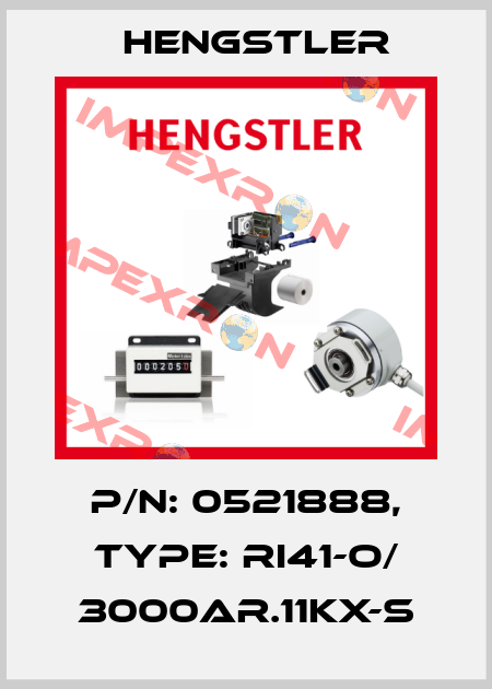 p/n: 0521888, Type: RI41-O/ 3000AR.11KX-S Hengstler