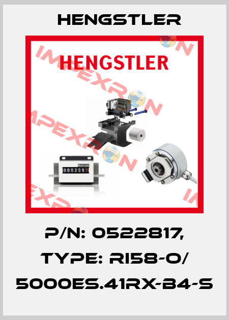 p/n: 0522817, Type: RI58-O/ 5000ES.41RX-B4-S Hengstler