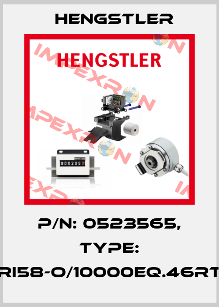 p/n: 0523565, Type: RI58-O/10000EQ.46RT Hengstler