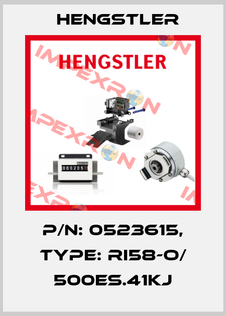 p/n: 0523615, Type: RI58-O/ 500ES.41KJ Hengstler