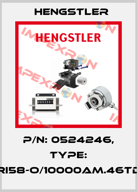p/n: 0524246, Type: RI58-O/10000AM.46TD Hengstler