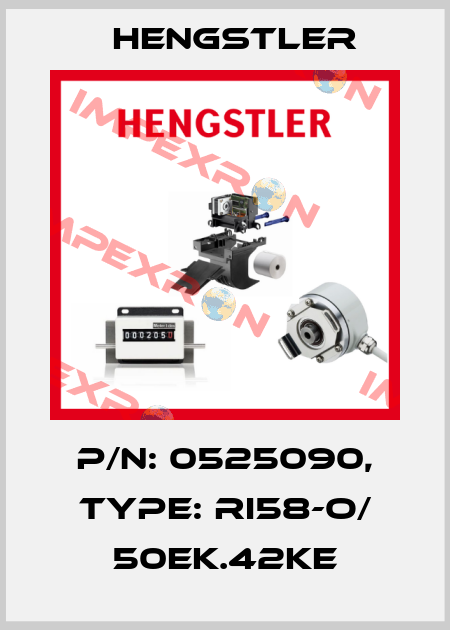 p/n: 0525090, Type: RI58-O/ 50EK.42KE Hengstler