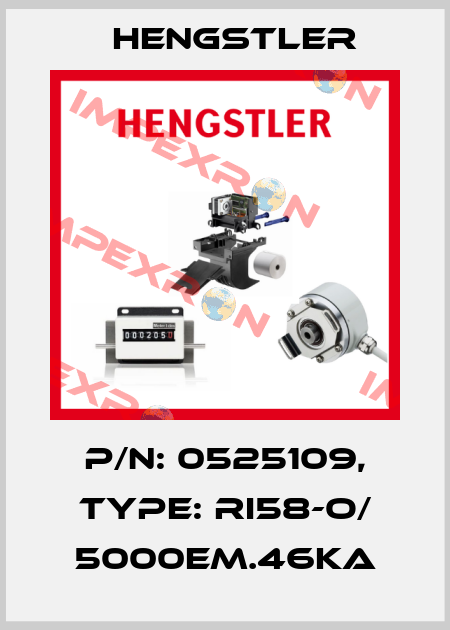 p/n: 0525109, Type: RI58-O/ 5000EM.46KA Hengstler