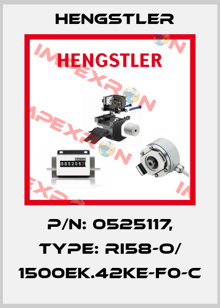 p/n: 0525117, Type: RI58-O/ 1500EK.42KE-F0-C Hengstler