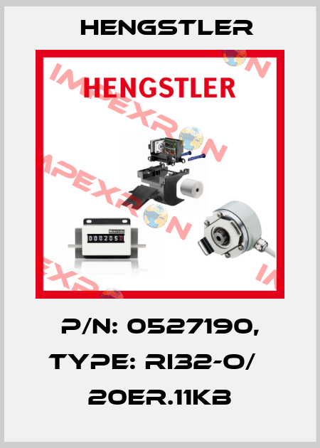 p/n: 0527190, Type: RI32-O/   20ER.11KB Hengstler