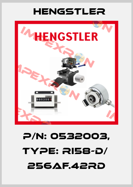 p/n: 0532003, Type: RI58-D/  256AF.42RD Hengstler