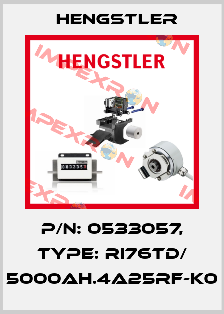 p/n: 0533057, Type: RI76TD/ 5000AH.4A25RF-K0 Hengstler