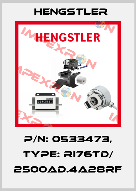 p/n: 0533473, Type: RI76TD/ 2500AD.4A28RF Hengstler