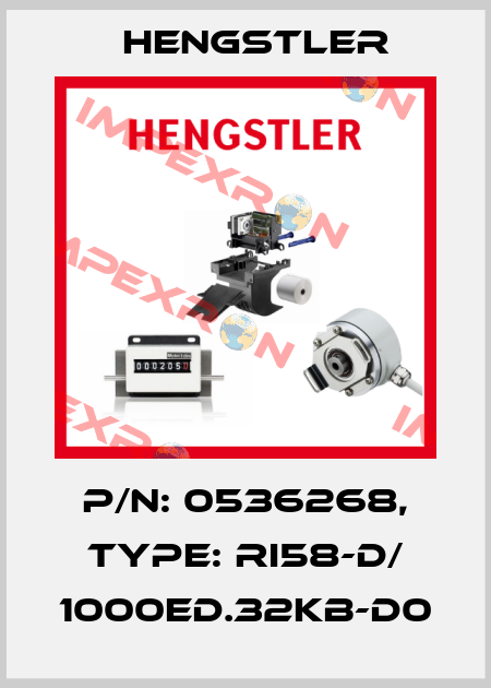p/n: 0536268, Type: RI58-D/ 1000ED.32KB-D0 Hengstler