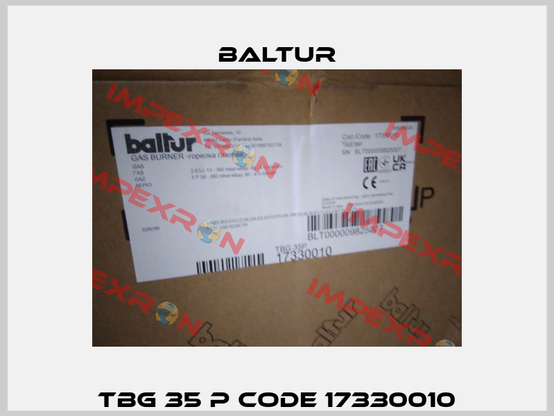 TBG 35 P code 17330010 Baltur