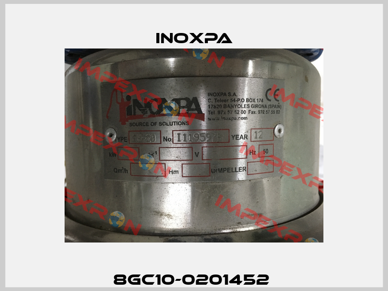 8GC10-0201452  Inoxpa