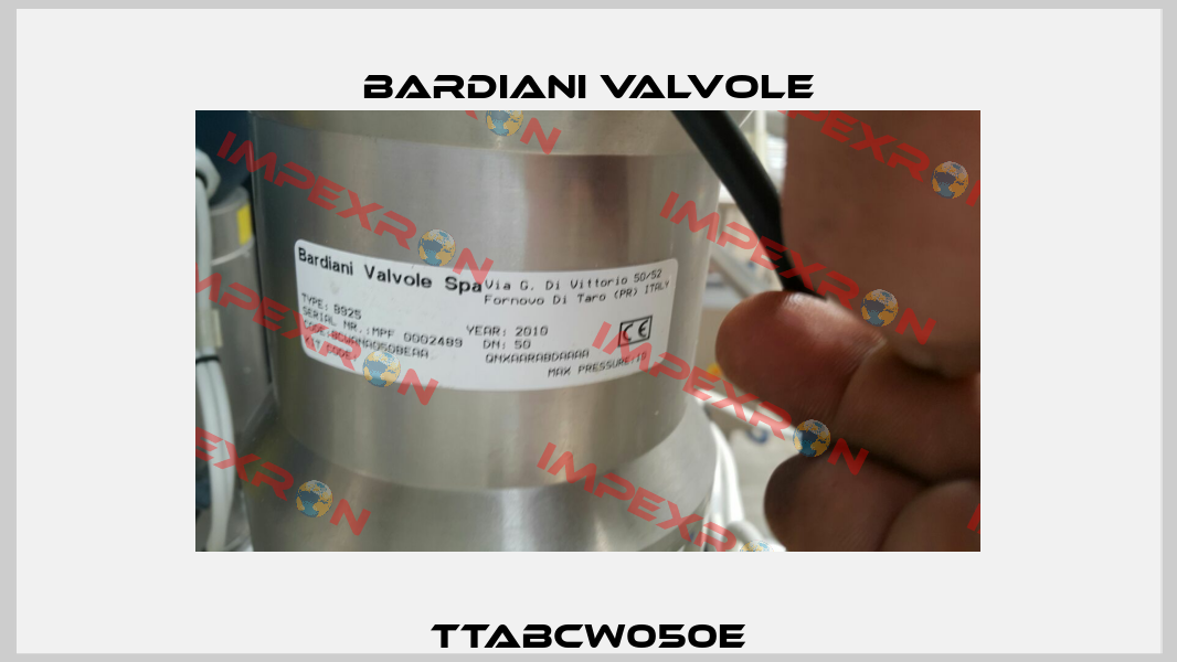 TTABCW050E Bardiani Valvole
