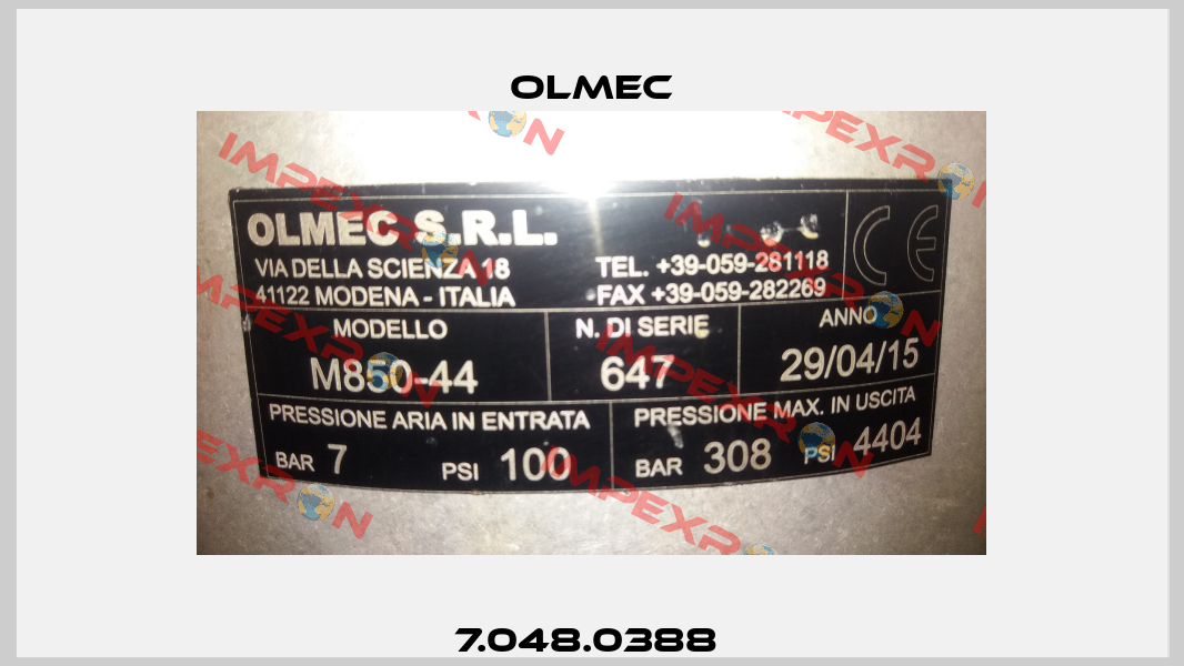 7.048.0388  Olmec
