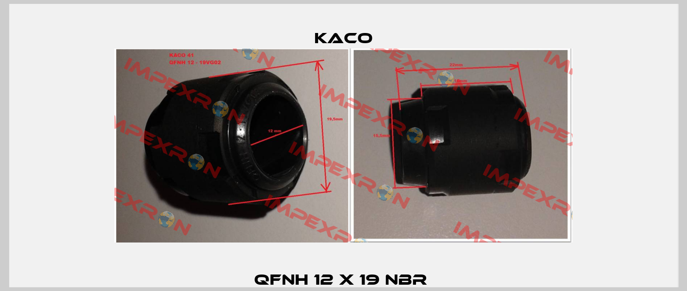 QFNH 12 x 19 NBR  Kaco