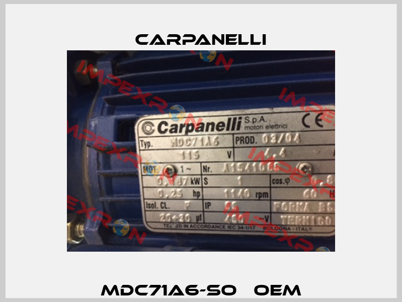 MDC71A6-SO   OEM Carpanelli