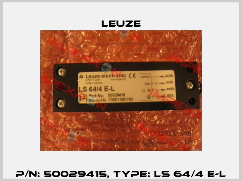 p/n: 50029415, Type: LS 64/4 E-L Leuze