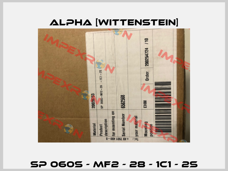 SP 060S - MF2 - 28 - 1C1 - 2S Alpha [Wittenstein]