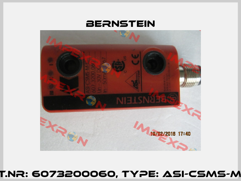 Art.Nr: 6073200060, Type: ASI-CSMS-M-ST Bernstein