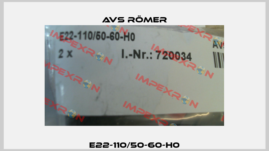 E22-110/50-60-H0 Avs Römer