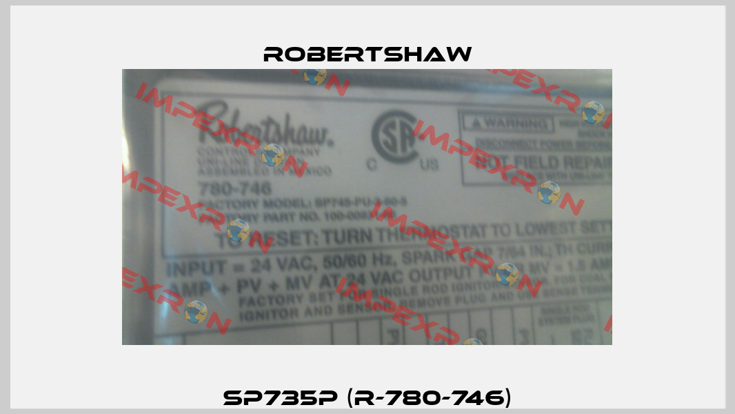 SP735P (R-780-746) Robertshaw