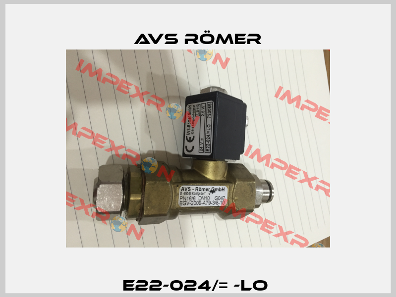 E22-024/= -LO  Avs Römer