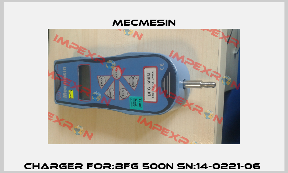 CHARGER FOR:BFG 500N SN:14-0221-06  Mecmesin