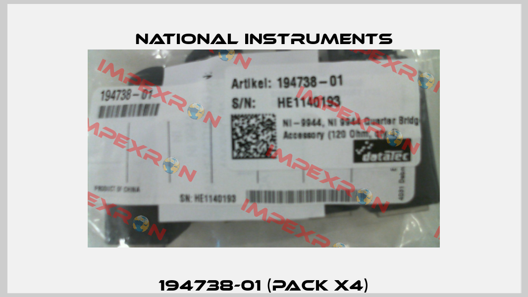 194738-01 (pack x4) National Instruments