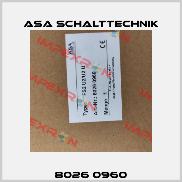 8026 0960 ASA Schalttechnik